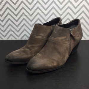Franco Sarto Greco Suede Ankle Boots